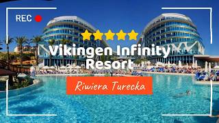 HOTEL VIKINGEN INFINITY RESORT NA RODZINNE WAKACJE W TURCJI 🇹🇷 RIWIERA TURECKA wakacje turcja [upl. by Aloiv484]