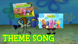 SpongeBob Wrong Notes  Backyardigans Theme Song [upl. by Titus]