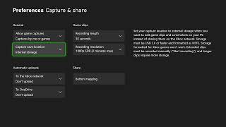 Xbox One S Game Capture Settings and Storage Options [upl. by Lachman]