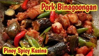 Pork Binagoongan Recipe [upl. by Brader]