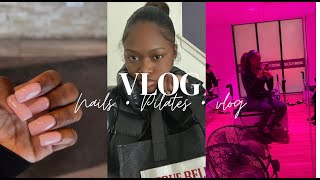 VLOG  PILATES CLASS  NAIL RUN  GYM [upl. by Resarf]