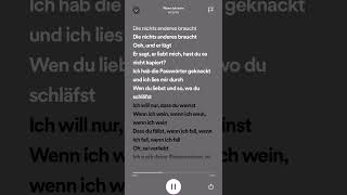 Wenn ich wein Ayliva  Lyrics 🎧 [upl. by Mighell610]