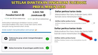 kenapa baru tau ‼️ Ternyata setelah daftar periksa diaktifkan jangkauan makin luas di Facebook pro [upl. by Freedman]