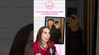 UNA RAGAZZA FA LA TESINA DI TERZA MEDIA SU MATTEO ROBERT ECCO LA REAZIONE DEL CREATOR💗 [upl. by Nymassej]