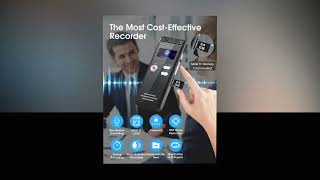 Top Best 64GB Digital Voice Activated Recorder with Playback  4552 On Amazon 🔥 [upl. by Hetti]