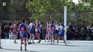 LVFNL A Grade Netball Grand Final Pyramid Hill vs Mitiamo [upl. by Hermosa350]