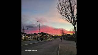 Sunset at Katrineholms train station skytravel spring cupcut [upl. by Ambrose]