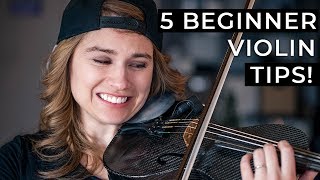 5 Things Every Beginner Violinist NEEDS to Know [upl. by Yvonne819]