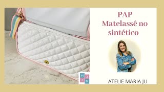 Aprenda a fazer um matelassê em sintético  o jeito mais fácil Você nunca mais vai errar [upl. by Simaj26]