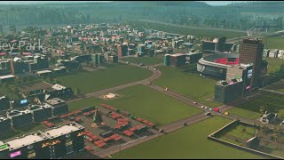 Adding districts to the city  relaxing Cities Skylines playthrough  No commentary [upl. by Klug]