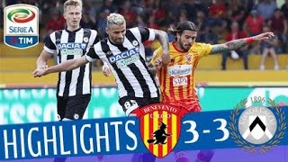 Benevento  Udinese 33  Highlights  Giornata 35  Serie A TIM 201718 [upl. by Aiclid]