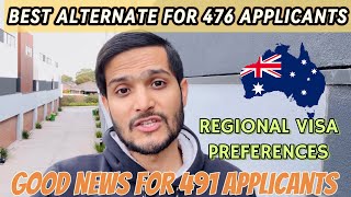 BEST ALTERNATE FOR 476  GOODNEWS FOR 491 VISA APPLICANTS [upl. by Nigem551]