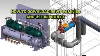 Revit MEP families download and use in Mechanical Project Revit families [upl. by Drofiar]