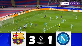 FC Barcelone contre Naples 31  Ligue des champions de lUEFA 2024  Résumé de Match [upl. by Ahsot]