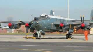 SAAF Museum Avro Shackleton MR3  Engine Run Ysterplaat Cape Town [upl. by Ijan162]