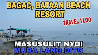 BAGAC BATAAN BEACH RESORT I TRAVEL VLOG [upl. by Yboj]