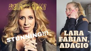 REACTION Lara Fabian Adagio ❤️ From Lara With Love LIVE Performance LaraFabian [upl. by Ardnod]