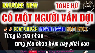 KARAOKE CÓ MỘT NGƯỜI VẪN ĐỢI RUMBA TONE NỮ  NGÂN NGÂN [upl. by Kurtz419]