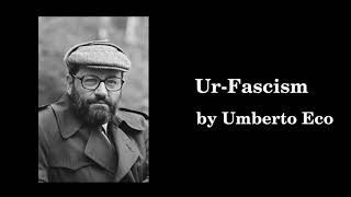 UrFascism by Umberto Eco [upl. by Aical559]