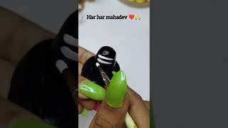 Har har mahadev ❤️🙏✨ art craft clayart viralvideo shiv mahadevclaymaking shorts [upl. by Moia143]