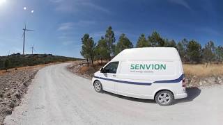 Senvion 3XM turbine  Virtual 360°view  French Version [upl. by Gracia]