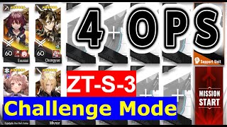 【Arknights】ZTS3 CM STABLE EASY GUIDE  4 CORE OPERATORS  CHALLENGE MODE [upl. by Ogir]