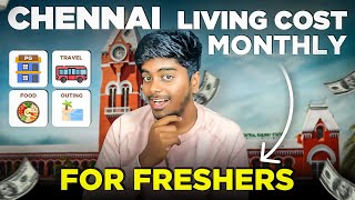 Cost of living in Chennai as a fresher 😲  Monthly budget Tamil 💰 [upl. by Nagram]