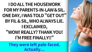 I do all housework for my parents in law One day I was told Get out I exclaimed Wow Real [upl. by Ahsinna]