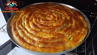 BU TARİFLE EL AÇMASI BÖREK YAPMAYAN KALMASIN‼ÇITIR ÇITIR YOK BÖYLE BIR LEZZETTT💯MAYASIZ✔OKLAVASIZ🤚 [upl. by Fi585]