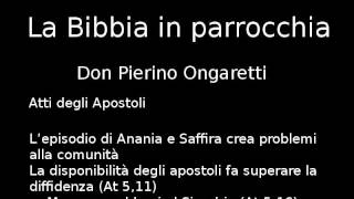 Atti degli Apostoli G3  Lepisodio di Anania e Saffira crea problemi alla comunità [upl. by Aihsyn]