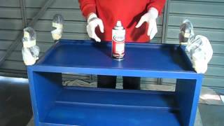 Spray Painting Metal Furniture [upl. by Leilamag]