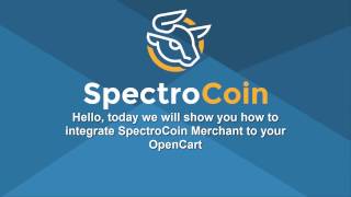 Opencart Bitcoin Merchant Extension by SpectroCoin [upl. by Bloch]