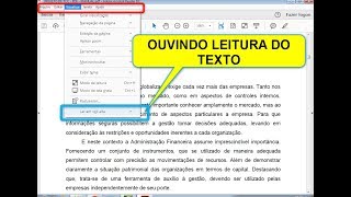 Ouvir Texto PDF em Voz Alta com Narrador do Windows [upl. by Harl]