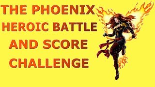 Marvel Avengers Alliance Season 2 Chapter 3 Mission 4  Phoenix Heroic Battle and Score Challenge [upl. by Ynetruoc]