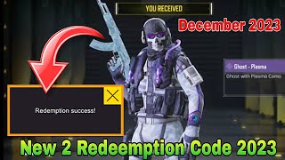 Active New 2 Active Redeemption Code In Call Of Duty Mobile December 2023  New 2 Redeem Code Codm [upl. by Netsua338]