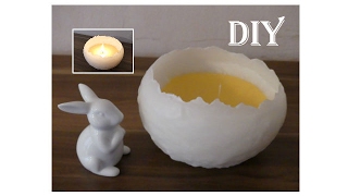 DIY Kerzen für Ostern basteln  make your own Easter candles [upl. by Nnaeoj460]