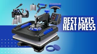 VEVOR Heat Press Best 15x15 Sublimation Heat Press Machine [upl. by Dud386]