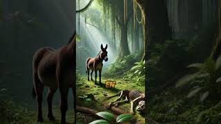 el BURRO inteligente y el TIGRE humor cuentosdeanimales cuentosgraciosos animals cuentos [upl. by Aillimac656]