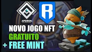 APEIRON  JOGO NFT GRÁTIS NOVO JOGO NFT NA REDE DA RONIN [upl. by Esilegna]