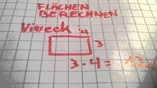 Fläche eines Vierecks berechnen  Mathe verstehen [upl. by Ylsel]