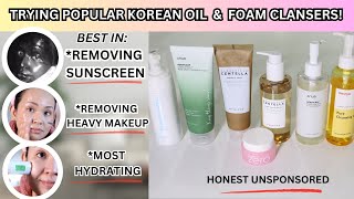 VIRAL Korean Oil amp Foam Cleansers Which is the Best [upl. by Picco]