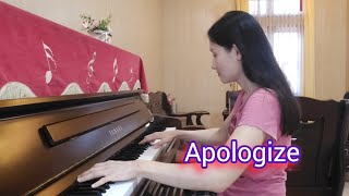 Timbaland  Apologize ft One Republic  piano [upl. by Ikcim]