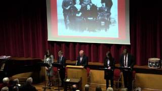 Bromsgrove School At War 19141919 presented by Philip Bowen Deputy Headmaster 1st May 2014 [upl. by Kassel388]