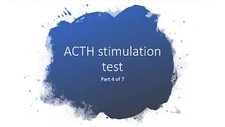 ACTH Stimulation Test [upl. by Yssac]