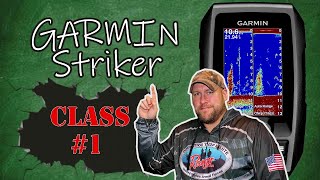 Garmin Striker 4 Tutorial Introduction to the Basics Class 1 Getting Started [upl. by Eahsel]