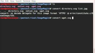 ImageMagick Exploit Demo [upl. by Adlog]