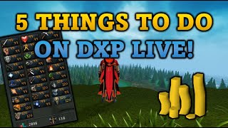 5 Things To Do During Double XP Live RuneScape 3 [upl. by Ymirej]