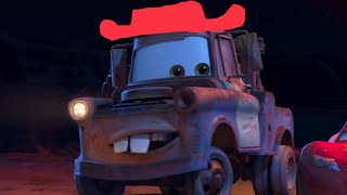 Cowboy Mater dances to the Old Yeller main title song [upl. by Nonohcle]