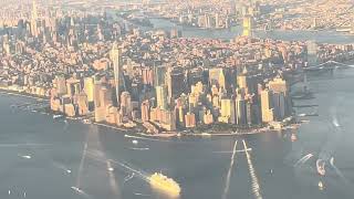 Landing at JFK Manhattan stunning view 3 3 [upl. by Ehrman]