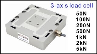 Multi axis load cell 0200kN 3Axis Force Load Cell [upl. by Lach537]